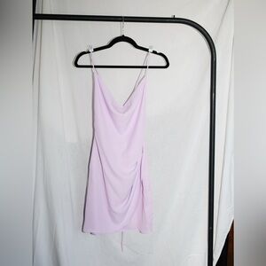 Lavender Chiffon Dress